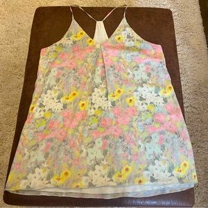 Alice Olivia floral slip dress / swing dress. Size L